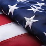 Waterproof Nylon Embroidered Stars Sewn Stripes USA American Flag Embroidery