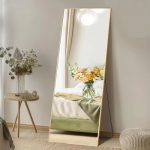 Home Use Touch Switch Aluminum Frame Modern Design Explosion-proof Floor Standing Full Length LED Display Screen Arched Mirror - Image 13