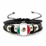 Multi-layer Braided Leather Flag Bracelet, Adjustable Alloy Bead, Patriotic Souvenir - Image 7