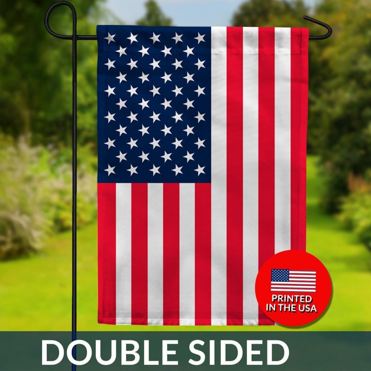American Flag Garden Flag – Patriotic USA Outdoor Decor - Image 2